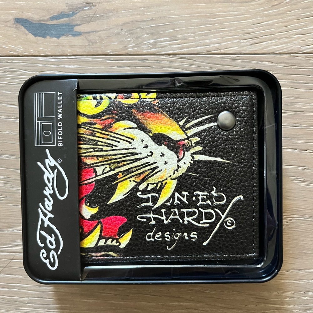 SOLD Ed Hardy Bi-fold Mens Wallet